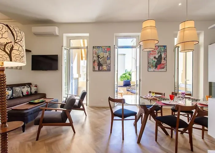 #8 Suite Promenade 1Min Beach 2Rooms/Parking/Terrace/Wifi